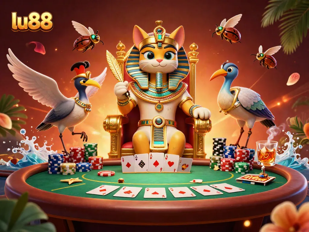 Experience winning at LU88 with a Pharaoh cat and a mesmerizing casino atmosphere